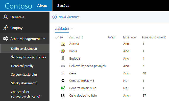 nov&aacute; z&aacute;ložka Software ve webov&eacute; aplikaci