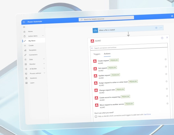 Integrace ALVAO na Power Automate