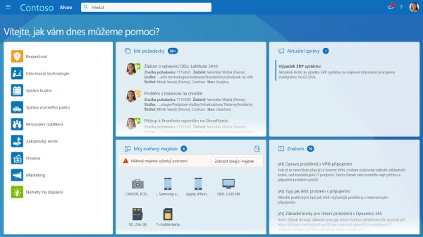 servisní katalog služeb