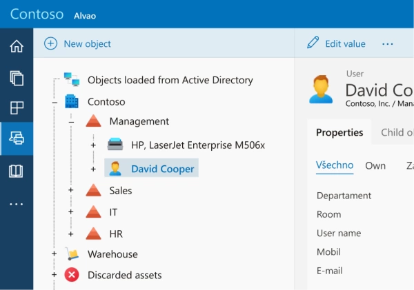 Enterprise asset management interface