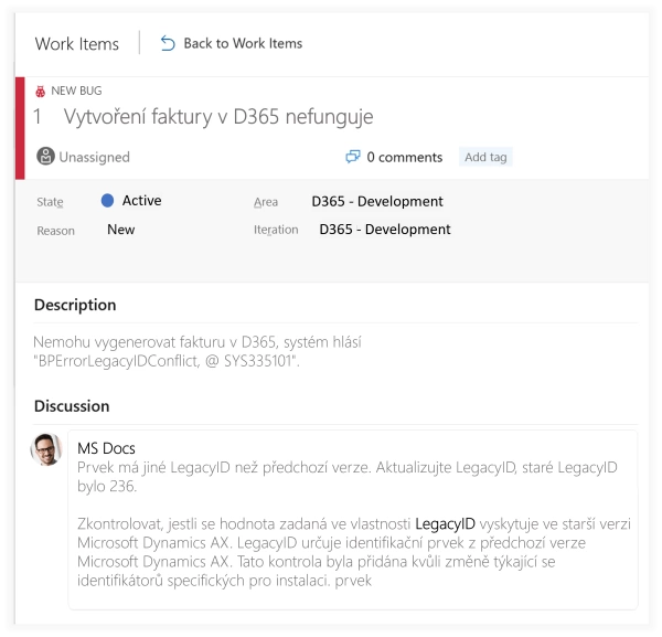 Propojte Azure DevOps s ALVAO Service Desk