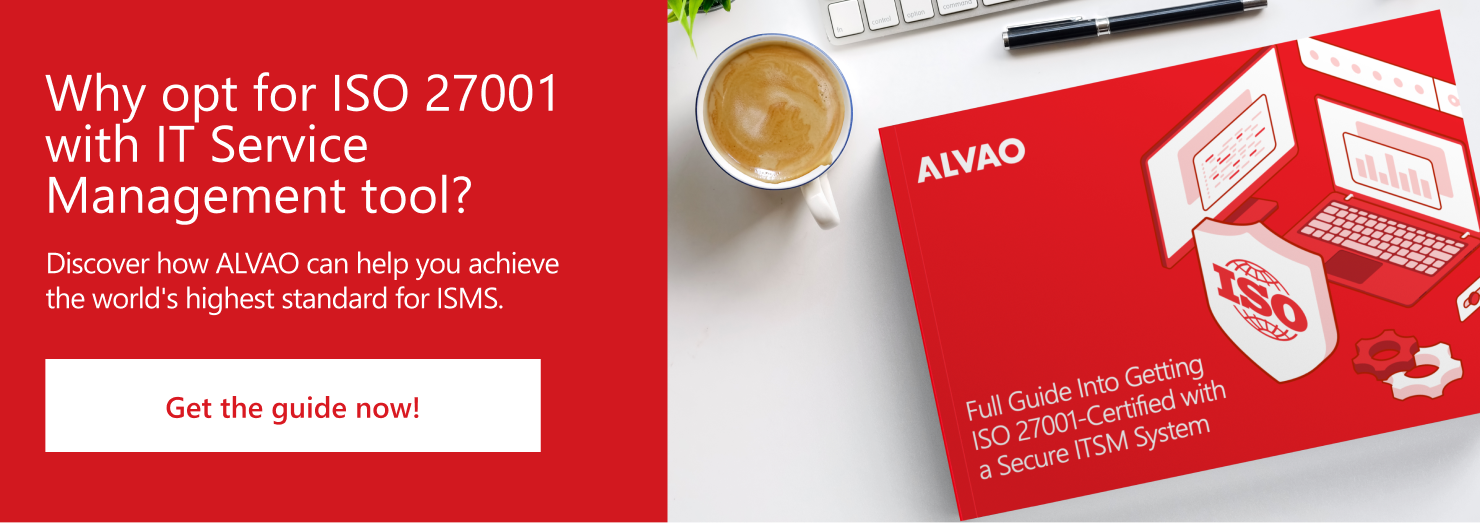 iso 27001 itsm tool guide